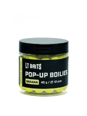 Akce LT Baits Plovoucí boilies Banana pop up 16mm 40g