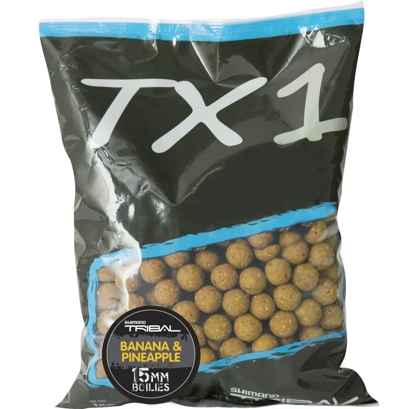 Bezpečná Platba Shimano Boilie TX1 Banana & Pineapple - 5 kg 20 mm
