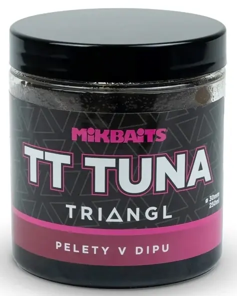 Pouze Dnes Mikbaits Pelety v dipu 250ml - TT Tuna Triangl 30mm