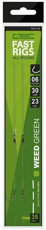 Víkendová Akce CTEC Hotové návazce FAST RIGS ALLROUND WEEDY #06