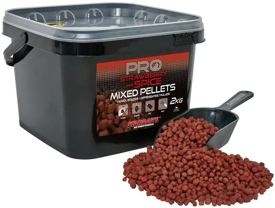Výhodná Nabídka STARBAITS Pelety Mixed Pro Strawberry Spice 2kg