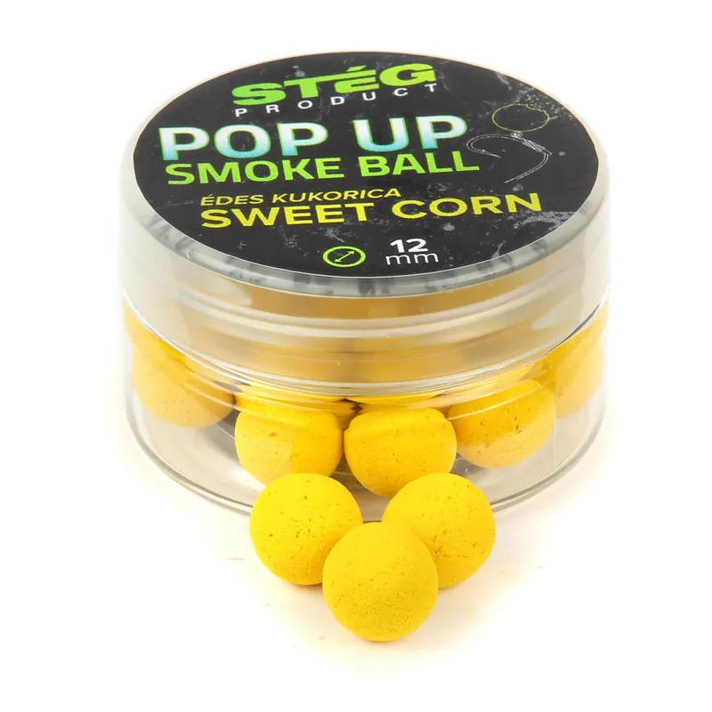 Stég Pop Up Smoke Ball 12 mm - Sweet Corn Akční Nabídka