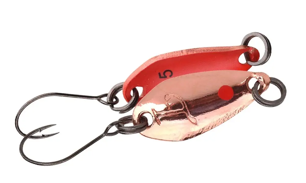 SPRO Třpytka Trout Master INCY Spoon 2,5 g Copper/Red Nová Kolekce
