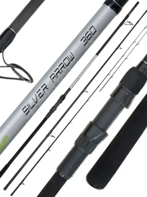 Sensas Rybářský prut Sliver Arrow Feeder 3,9m H 100-150g (3+2) Výprodej