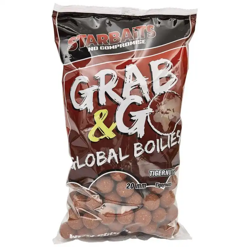 Akční Cena Boilies Starbaits Global Grab&Go 1kg - 20mm - Tigernut