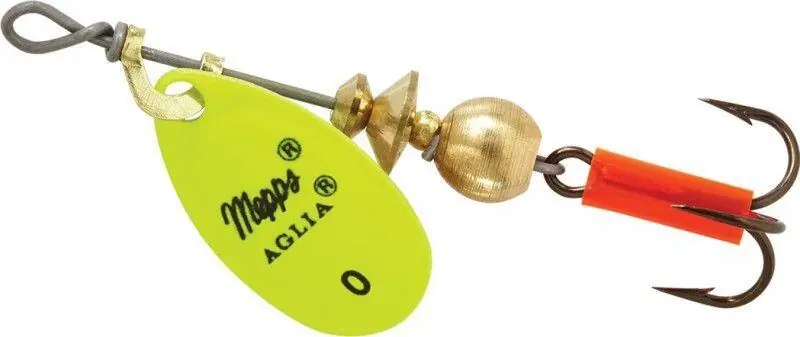 Rotační třpytka MEPPS Aglia Fluo žlutá 0 Vysoce Kvalitní