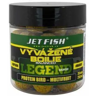 Vyvážené boilie Jet Fish LR 250ml 20mm - Protein Bird + Multifruit Akční Nabídka