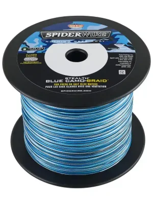 Šňůra Spiderwire Stealth Smooth 8 Blue Camo 38,10kg - 0,33mm Cenový Hit