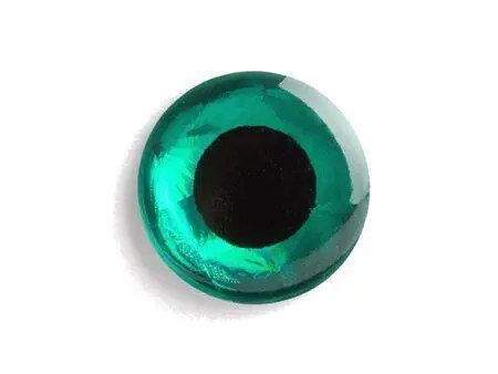 Holografické oči 3D 20ks Zelená - 7mm Novinka