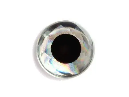 Horká Nabídka Holografické oči 3D 20ks Stříbrná - 4mm