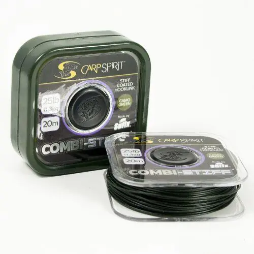 Nejlepší Volba Potahovaná návazcová šňůrka Carp Spirit Combi-Stiff 20m Camo Green - 25lb