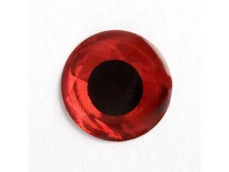 Holografické oči 3D 20ks Červená - 4,5mm Aktuální