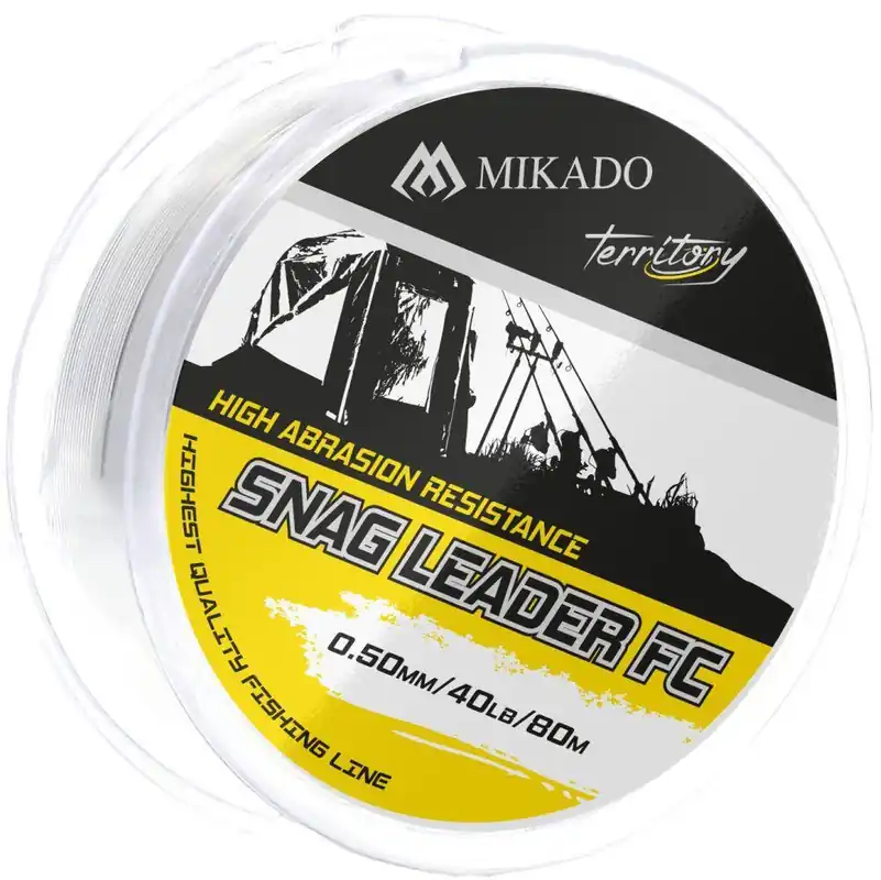 Návazcový vlasec Mikado Snag Leader FC 80m 0,50mm 40lb - čirá Ihned K Objednání