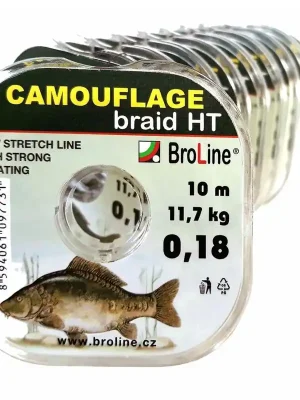 Pletenka Broline Camouflage 10m - 7,20kg - 0,12mm Bezpečná Platba