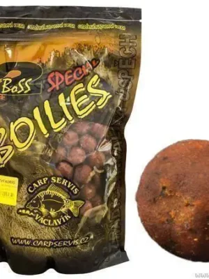 Boilie CarpServis BossII Speciál 1kg 20mm - Mrtvý korýš Oblíbený