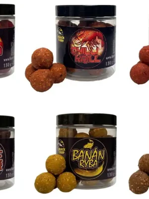 Neutrálně vyvážené boilies Black Carp Wafters 130g 20mm Sleva