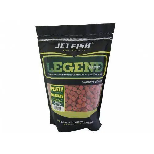 Pelety Jet Fish Legend Range - 1kg - 12mm - Broskev Horká Nabídka