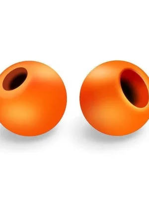 Dokud Zásoby Vydrží Kulička wolframová hladká Tungsten Head 10ks Fluo oranžová - 2,5mm