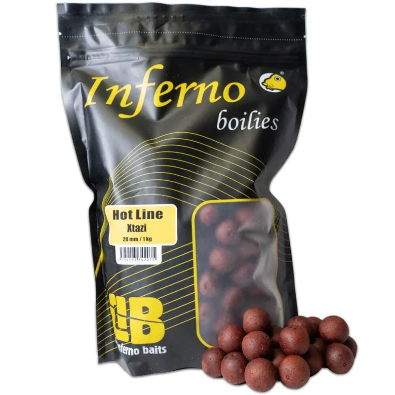 Novinka Boilie Carp Inferno Hot Line 1kg 20mm - XTazi