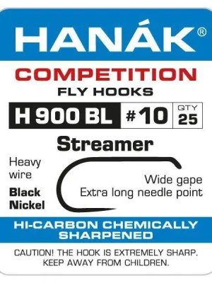 Háčky Streamer bez protihrotu Hanák H 900 BL 25ks Akční Nabídka