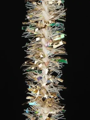 Tinsel Chenille 4mm CHT-02 - zlato-perleťová Aktuální