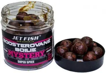 Boosterované boilie Jet Fish Mystery - 250ml - 20mm - Super Spice Sleva