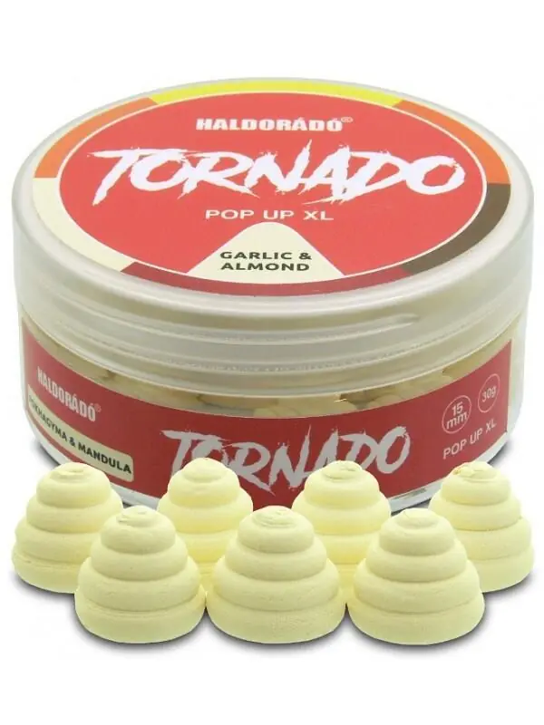 Pop-Up XL Haldorádó Tornado 30g 15mm - Česnek Mandle, CEM Ihned K Objednání