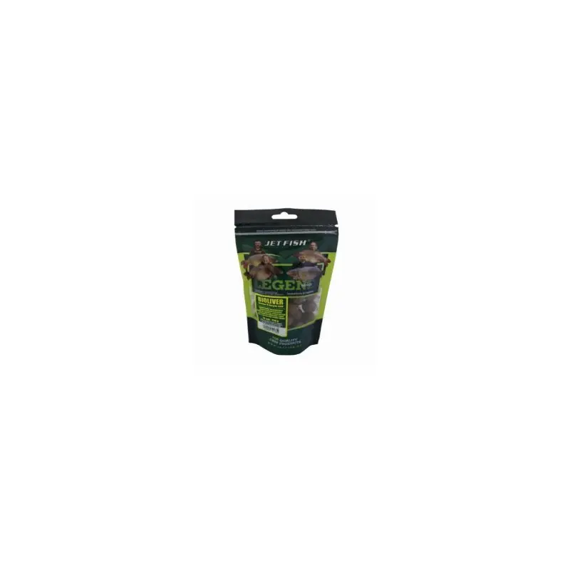 JetFish - Boilies LEGEND RANGE - BIOLIVER ANANAS/N-Butyric Acid 24mm 250g Autentický