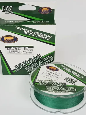 Ihned K Objednání Pletenka LINEAFFE Japan Braid Moss Green 135m 0,16mm/9kg