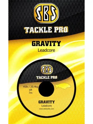 SBS - Návazcová šňůra GRAVITY LEADCORE 45lb/20,4kg 7m SILT Nakupujte Hned