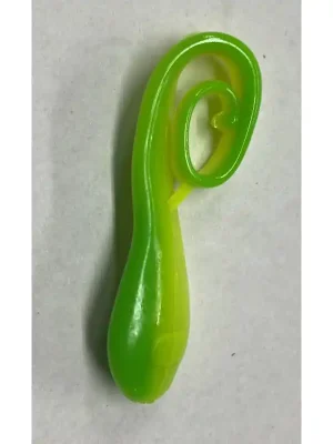 BERKLEY - Gumová nástraha POWERBAIT BUNGEE LEECH GREEN/CHART 8cm 1ks Jen Po Omezenou Doba