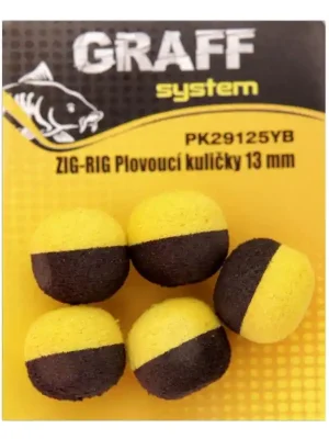 ZIG-RIG plovoucí kulička 13mm ŽLUTÁ/ČERNÁ Akce