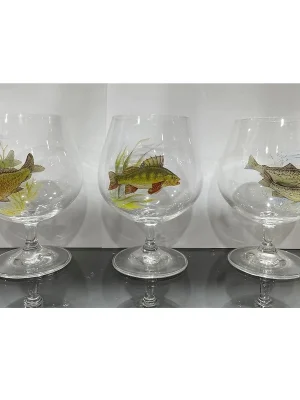 Vrácení Zdarma Ostatné Pohár Brandy Rybářský motiv 250ml 6ks