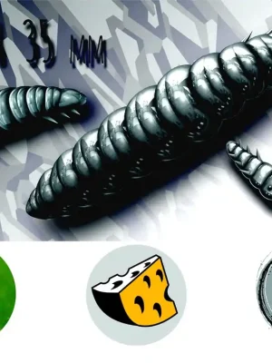 Omezená Nabídka Libra Lures Nástraha Larva 35mm