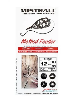 Víkendová Akce Mistrall Návazec s trnem Method Feeder 30cm 10ks