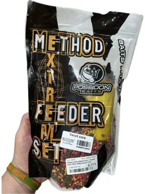 Poseidon Pelety Method 5 Mix + Sweet Corn Booster 800g Poslední Šance