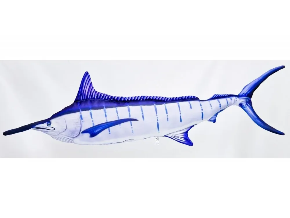 Marlin modrý Giant - 118 cm polštář Cenová Bomba