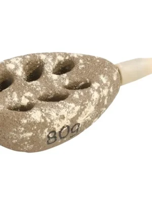 Akce FLAT- Olověné krmítko krátké s protektorem (SAND) - 100 g - 1 ks