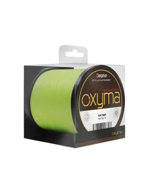 Delphin OXYMA 150m/fluo žlutá Delphin OXYMA 150m/fluo žlutá - 0.16mm 13.6lbs Tovární Cena