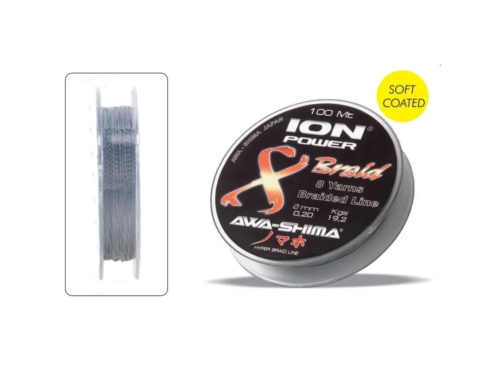 Dokud Zásoby Vydrží Vlasec ION POWER 8 BRAID Dyneema 100% 300 m 0.10 mm