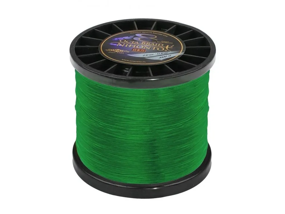 Vrácení Zdarma Pletená šňůra - NIHONTO OCTA BRAID 010 3000M Zelená Nosnost : 7.75kg