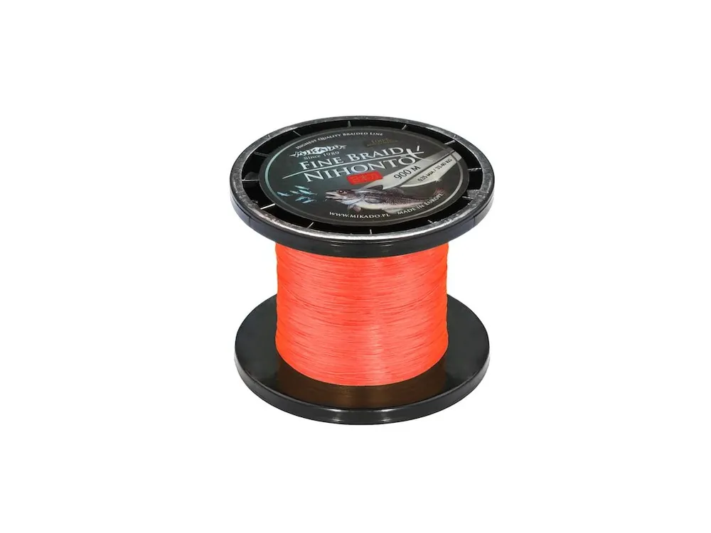 Pletená šňůra - NIHONTO FINE BRAID 010 900M Zelená Nosnost: 7.70 kg Sezónní Sleva