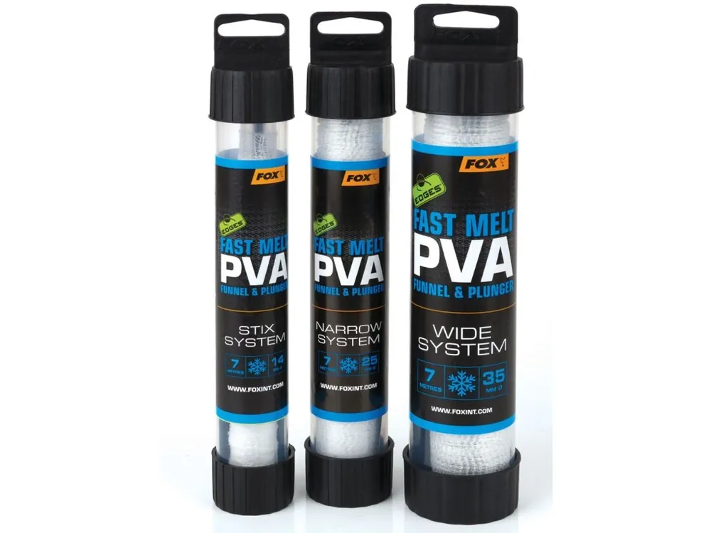 Aktuální FOX PVA punčocha 35mm 7m + pěchovátko Získejte slevu -5% za registraci v e-shopu