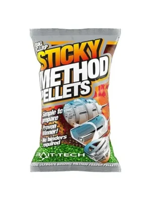 Bait-Tech pelety Sticky Method Micro Green 700 g Nová Kolekce