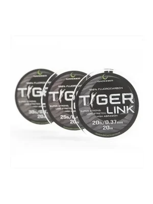 Časově Omezené Gardner Fluorocarbonový vlasec Tiger Link 20m Varianta 20Lb/0.37mm
