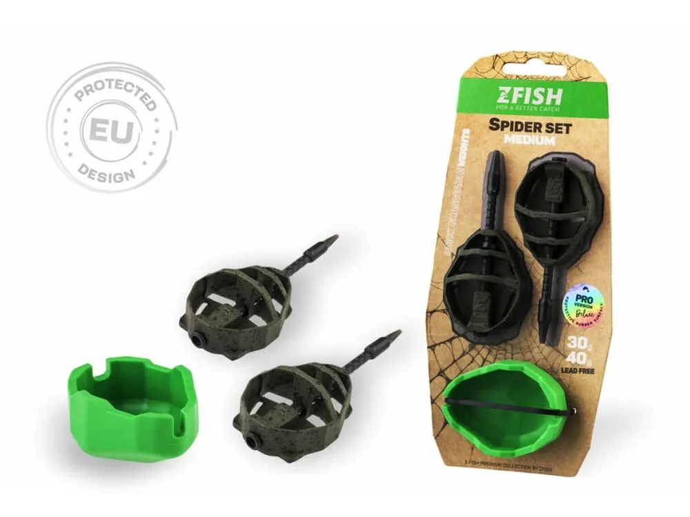 ZFISH Sada Method Feeder Spider Medium Set 40,50g + Formička Levný