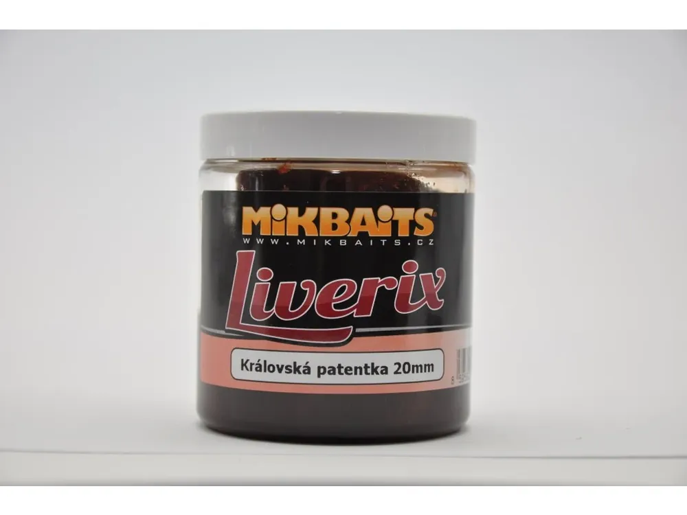 Nová Kolekce Mikbaits Liverix boilie v dipu 250ml 20mm - Magická Oliheň
