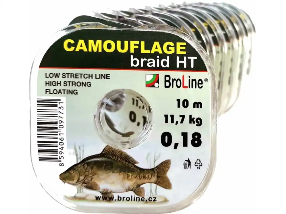 Broline camouflage 0,22mm10m Nová Kolekce