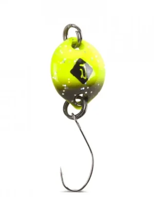 Iron Trout třpytka Button Spoon vzor YBY 1,8 g Značkový