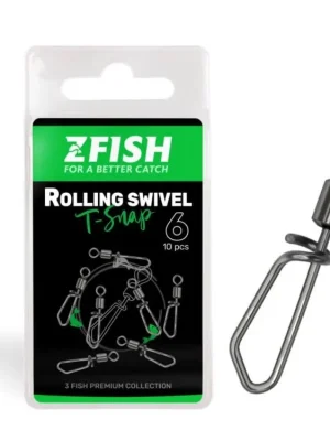 Aktuální ZFISH OBRATLÍK ROLLING SWIVEL WITH T SNAP vel. 16